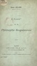 Ernest Seillière - L'avenir de la philosophie bergsonienne.