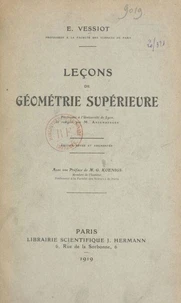 Leçons de géométrie supérieure