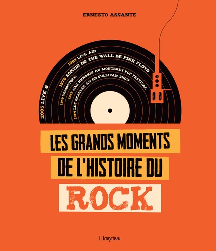 Les grands moments de l'histoire du rock de Ernesto Assante - Beau Livre -  Livre - Decitre