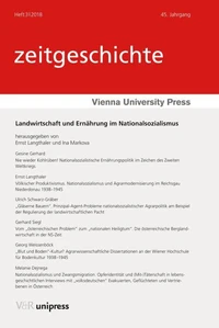 Landwirtschaft und Ernährung im Nationalsozialismus