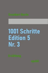 1001 Schritte – Edition 5 – Nr. 3