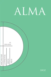 Archivum Latinitatis Medii Aevi N° 80, 2022-2023