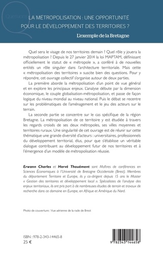 La métropolisation : une opportunité pour le développement des territoires ?. L'exemple de la Bretagne