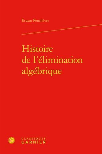 Histoire de l'élimination algébrique