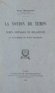 La notion de temps