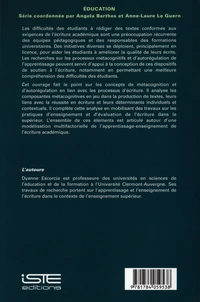 Métacognition, autorégulation et production d’écrits