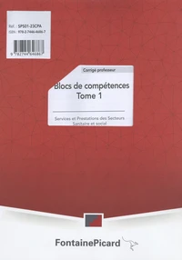 Blocs de compétences BTS SP3S Tome 1