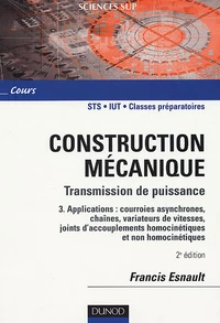 Construction mécanique Transmissions de puissance, Cours