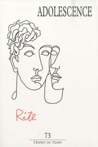 Philippe Gutton - Adolescence N° 73 : Rite.