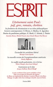  Esprit - Esprit N° 292 Février 2003 : L'événement saint Paul : juif, grec, romain, chrétien.