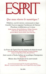 Alaida Asman et Philippe Chantepie - Esprit N° 324, Mai 2006 : Que nous réserve le numérique ?.