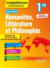 Spécialité humanités, littérature et philosophie 1re
