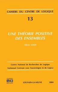 Une théorie positive des ensembles
