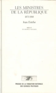Les ministres de la République, 1871-1914
