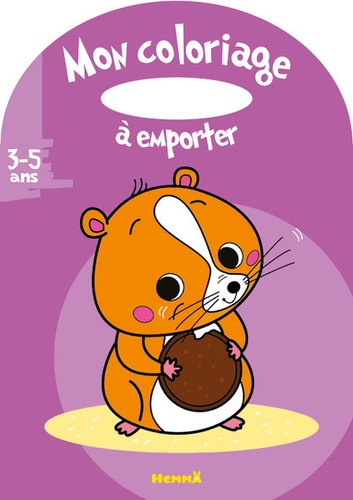 Estelle Madeddu - Mon coloriage à emporter - Hamster.