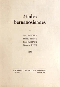 Etudes bernanosiennes