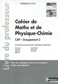 Cahier de maths et de physique-chimie CAP Groupement 2