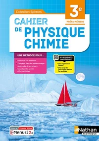 Cahier de physique chimie 3e Prépa-métiers