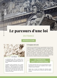Esther Journo - Le parcours d'une loi en France.