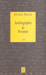 Autobiographie de personne