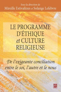 Le programme d'ethique et culture religieuse.