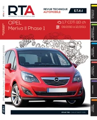 Opel Meriva YII 1.7 CDTI 110CHY(9/10 A12/13)
