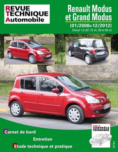 Renault Modus et Grand Modus 1,5 dCi 75, 85 et 90... de ETAI - Livre -  Decitre