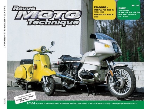 Revue Moto Technique N° 37. Piaggo Vespa... de ETAI - Grand Format - Livre  - Decitre