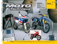 Revue Moto Technique Numero 72 : Yamaha 125 Tzr-Dt 200 R Et Honda Xrv
