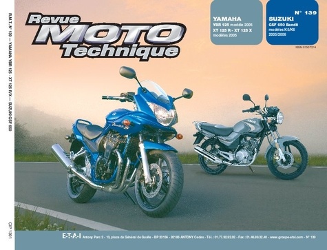  ETAI - Yamaha YBR125/XT125R ; Suzuki GSF650/S/A/SA.