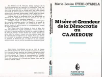 Misère et grandeur de la démocratie au Cameroun
