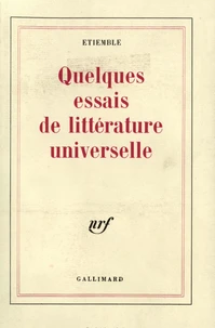 Quelques essais de littérature