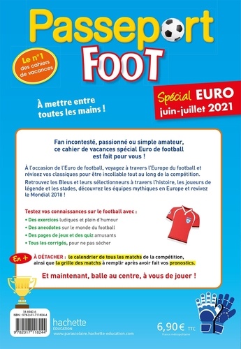 Passeport Foot. Spécial Euro juin-juillet 2021