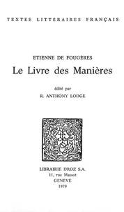Le Livre des manières