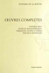Oeuvres complètes
