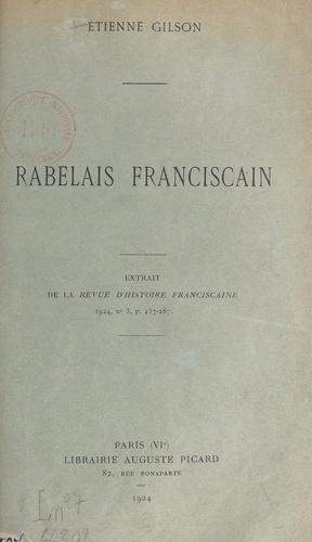 Rabelais franciscain