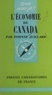 Etienne Juillard et Paul Angoulvent - L'économie du Canada.
