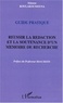 Etienne Koulakoumouna - Réussir la rédaction et la soutenance d'un mémoire de recherche - Guide pratique.