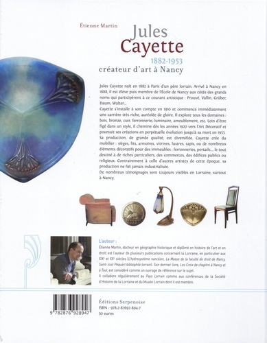 Jules Cayette (1882-1953). Créateur d'art à Nancy