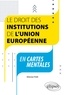 Etienne Petit - Le droit des institutions de l'Union européenne en cartes mentales.