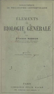Éléments de biologie générale