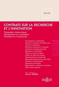Contrats sur la recherche et linnovation - Techniques contractuelles, valorisation de la recherche, transferts de technologies.pdf