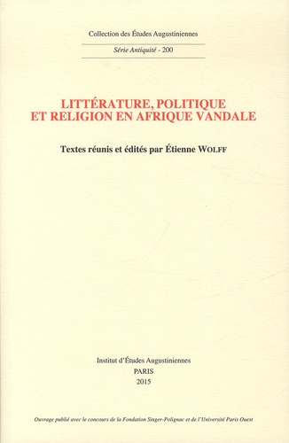 Etienne Wolff - Littérature, politique et religion en Afrique Vandale.