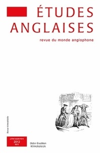 Alexis Tadié - Études anglaises - N° 3/2012 - Juillet-septembre 2012.