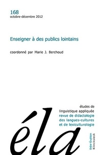 Robert Galisson - Études de linguistique appliquée n°4/2012 - Enseigner à des publics lointains.