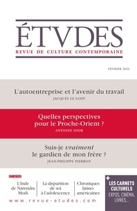 François Euvé - Etudes N° 4224, février 2016 : .