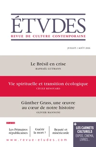 Etudes N° 4229, juillet-août 2016