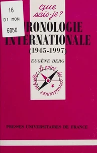 Chronologie internationale