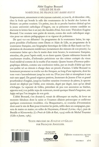 Gilles de Rais. Maréchal de France dit Barbe-Bleue (1404-1440)
