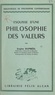 Eugène Dupréel - Esquisse d'une philosophie des valeurs.